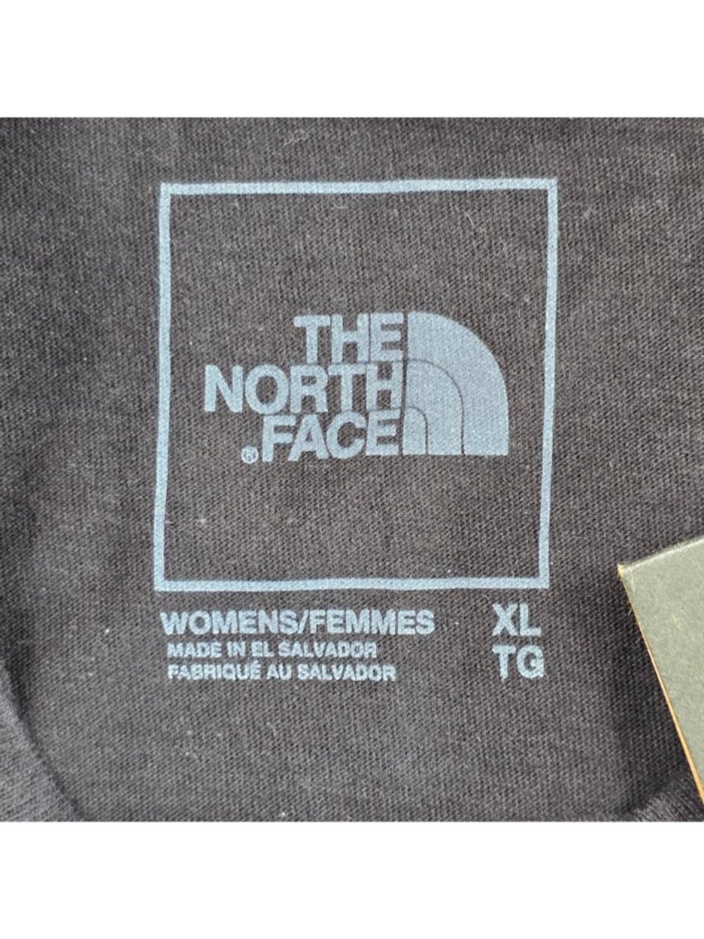 NEW The North Face XL T-Shirt Black Logo Print Casual 100% Cotton Short Sleeve - Picture 2 of 4
